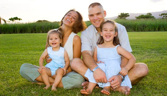 Familia feliz