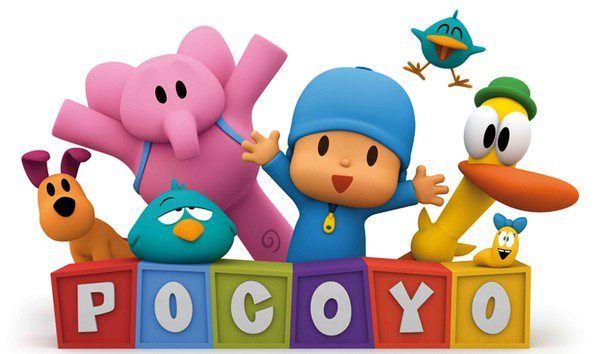 El color de los personajes de Pocoyo llama mucho la atención de los niños