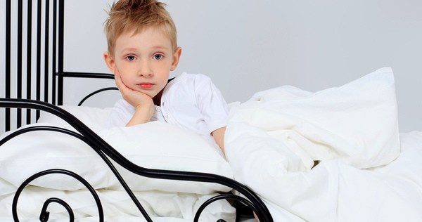 Niño antes de dormir