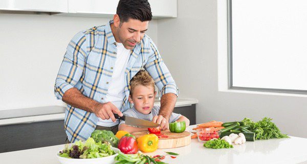 Otra opción es cocinar con tu padre
