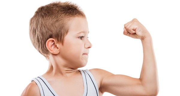 Niño sano y fuerte