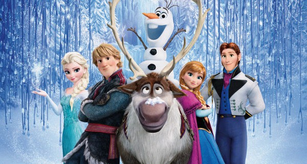 Los personajes de Frozen