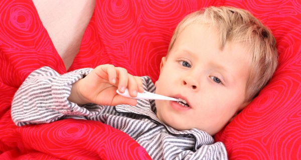 Menor con fiebre