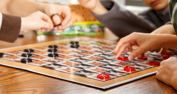 Jugando a las damas