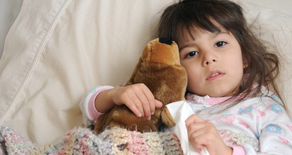 Niña enferma