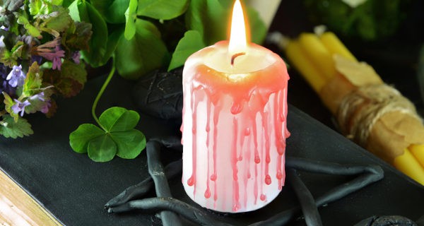 Vela de halloween