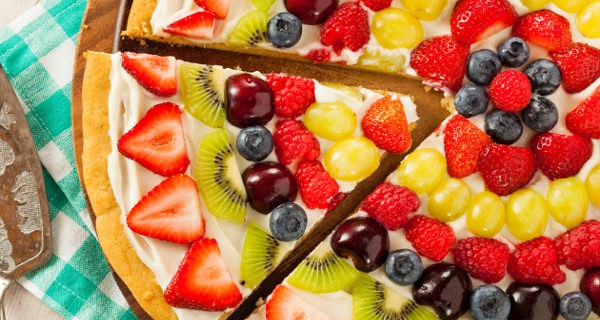 Pizza de frutas