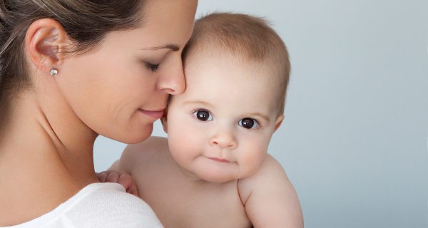 madre con bebé