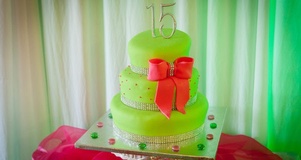 tarta de 15 años