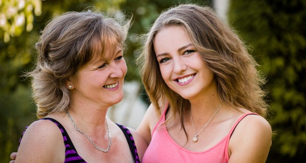 madre e hija adolescente