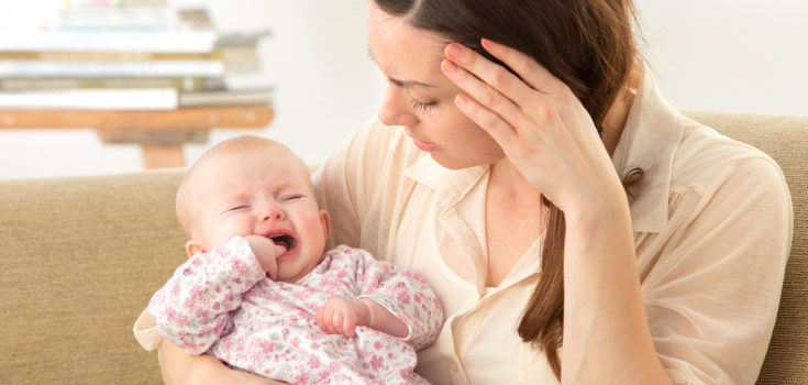 Si el bebé llora inconsolablemente puede tener algún problema de salud