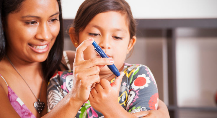 El sobrepeso es una causa común de la diabetes en niños