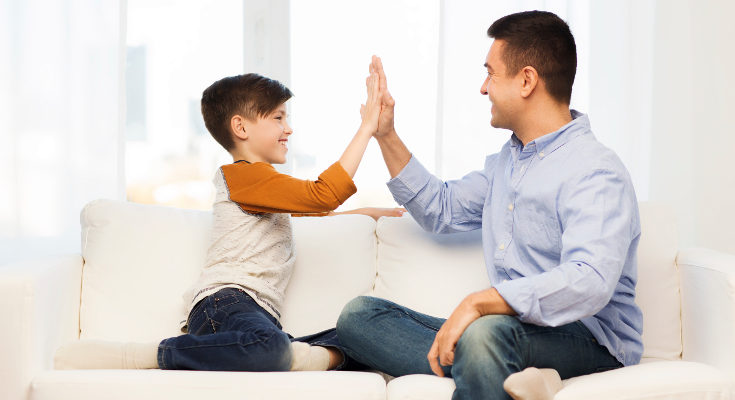 Las riñas temporales no impiden que un niño o una niña sean felices