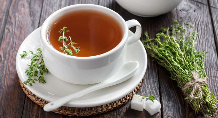 La infusión de tomillo es una de las que mejor nos viene durante el embarazo