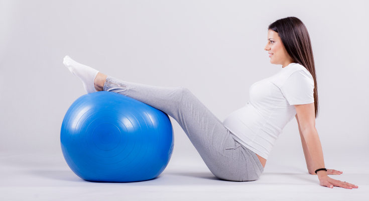 Los ejercicios de pilates irán cambiando a medida que avance el embarazo