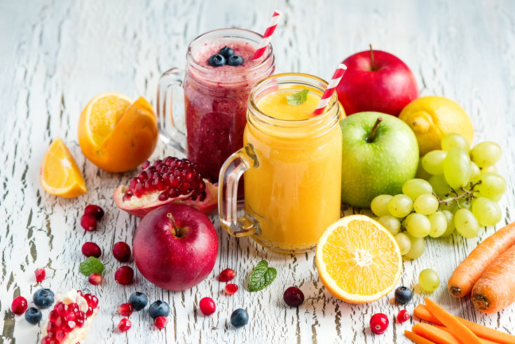 Aprovecha para probar nuevas bebidas, como los zumos de frutas