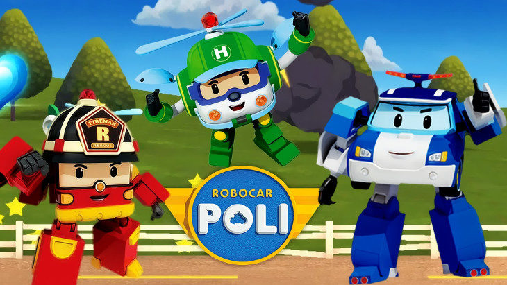 Robocar poli enseña a los niños a colaborar y ayudarse mutuamente