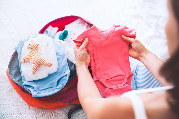 Los pijamas y los bodies son muy importantes en la canastilla