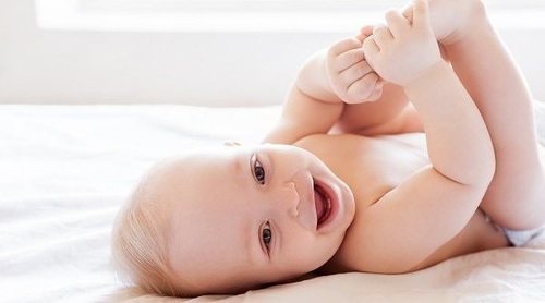 La sonrisa angelical del bebé