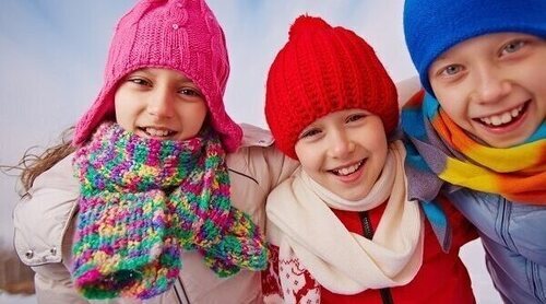 Cómo se deben abrigar a los niños en invierno