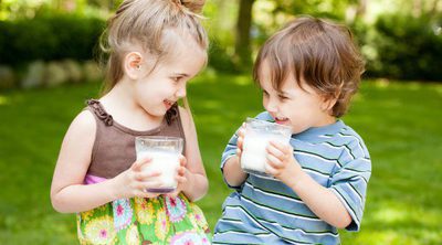 La leche en la dieta de los niños