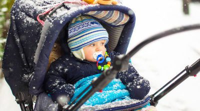 Cómo llevar vestido y tapado a un bebé en invierno