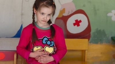 El virus del estómago en los niños