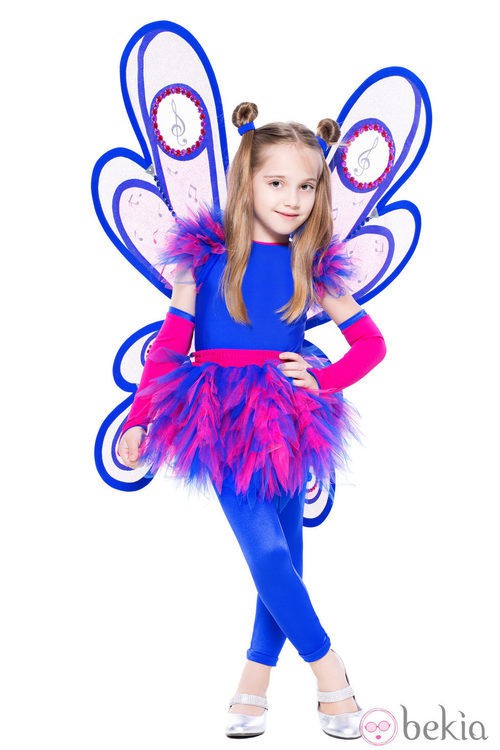 Disfraz de mariposa para niña