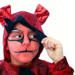 Maquillaje de diablo para Halloween