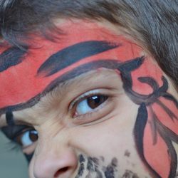 Maquillaje de Rambo para Halloween