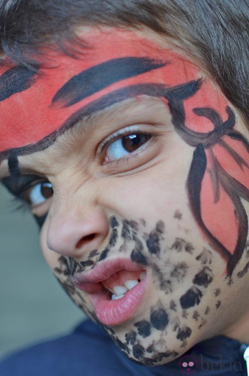 Maquillaje de Rambo para Halloween
