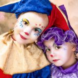 Maquillaje de bufón o arlequín para Halloween