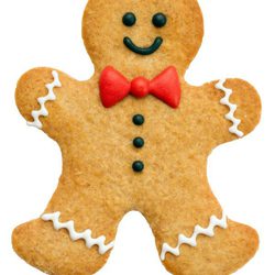 Galleta de Navidad de muñeco de jengibre