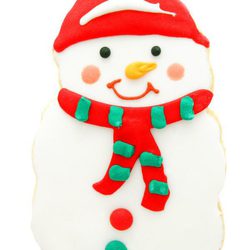Galleta de muñeco de nieve
