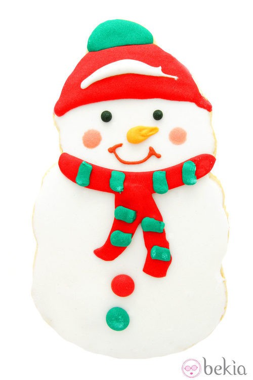 Galleta de muñeco de nieve