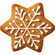Galleta de Navidad de copo de nieve