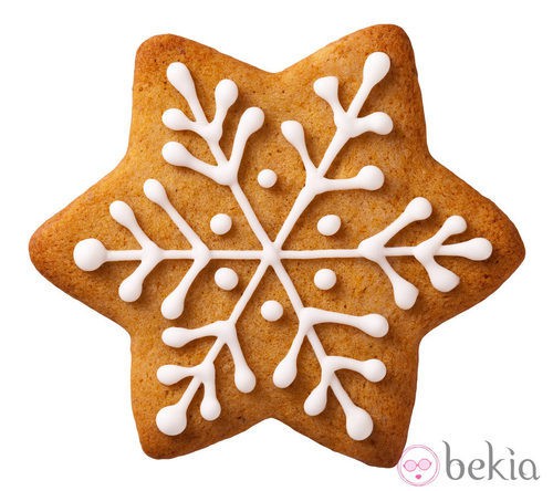Galleta de Navidad de copo de nieve