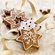 Galletas de estrellas de Navidad