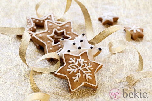 Galletas de estrellas de Navidad