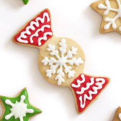 Galleta de Navidad con forma de caramelo