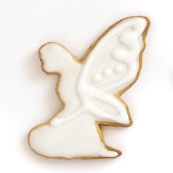 Galleta de Navidad con forma de ángel