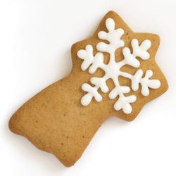 Galleta con forma de estrella fugaz