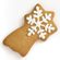 Galleta con forma de estrella fugaz