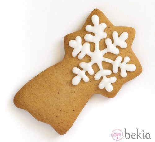Galleta con forma de estrella fugaz